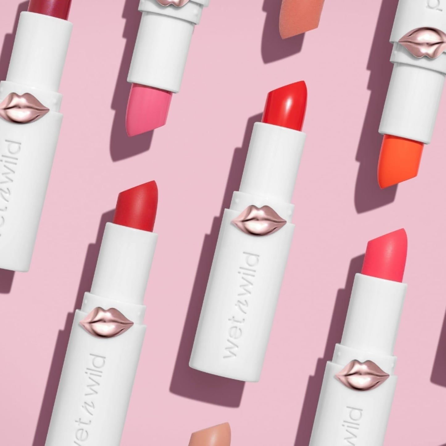 Mega Last Lipstick - High Shine Raining Rubies, 3.Grams