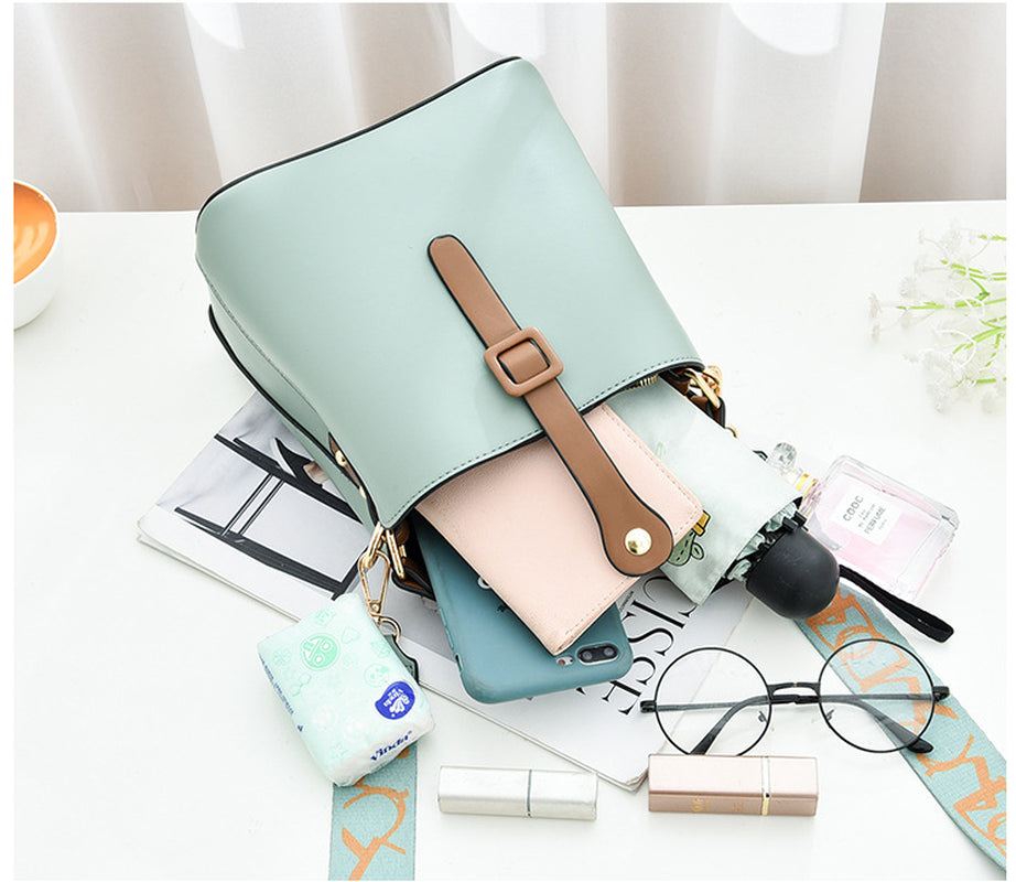 Bucket Bag Fashion Korean Style Shoulder Bag Cross-Border Female Bag