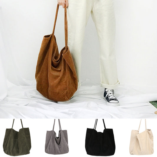 Vintage Corduroy Shoulder Bag